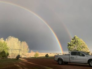 GCP Truck and Rainbow